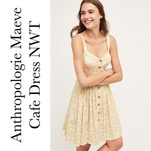 Anthropologie Maeve Cafe Dress NWT